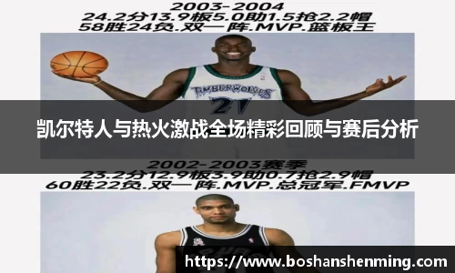 凯尔特人与热火激战全场精彩回顾与赛后分析